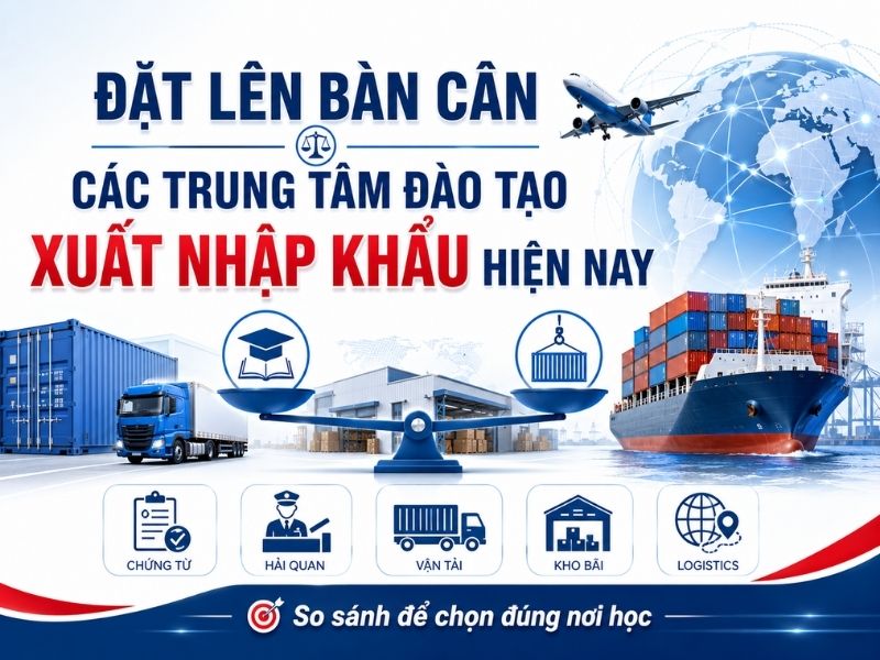 Đặt Lên Bàn Cân Các Trung Tâm Đào Tạo Xuất Nhập Khẩu Hiện Nay