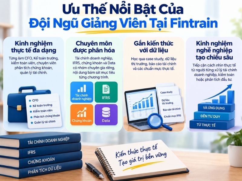 Ưu thế nổi bật của đội ngũ Giảng viên Fintrain